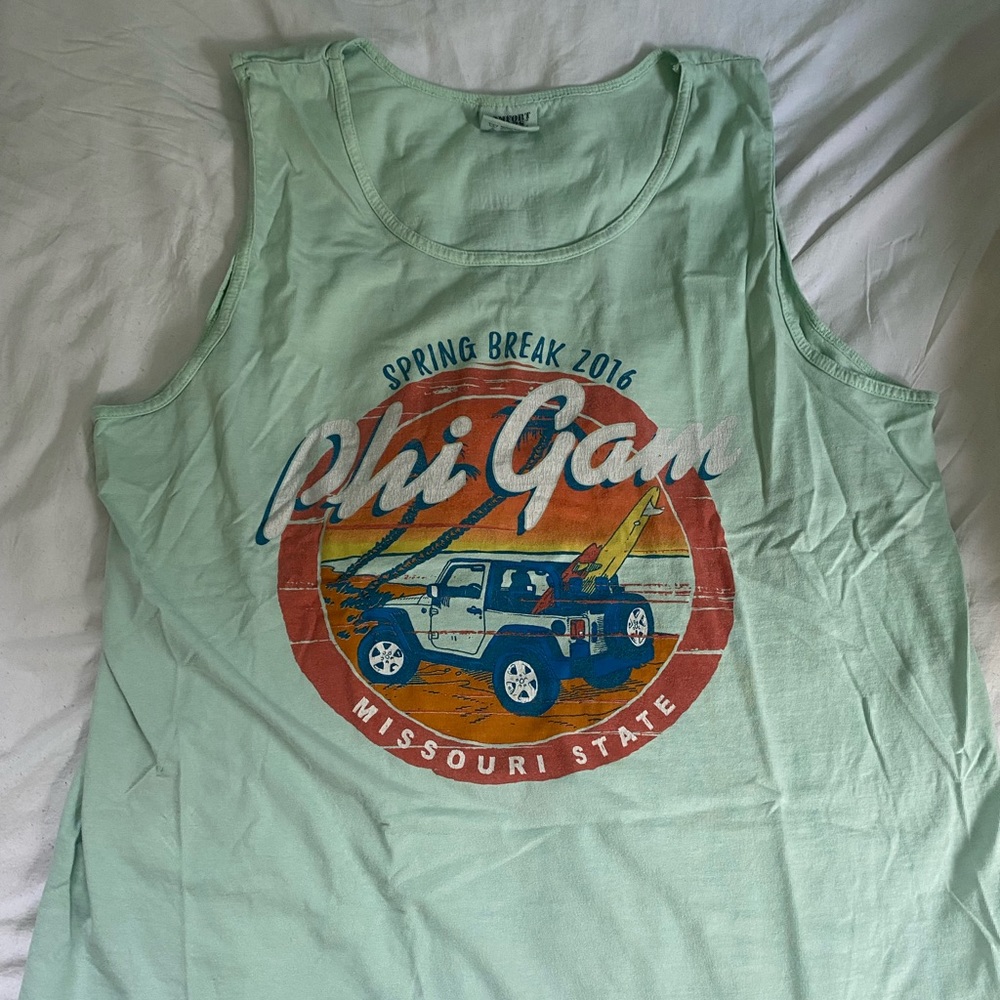 Comfort colors fraternity tank